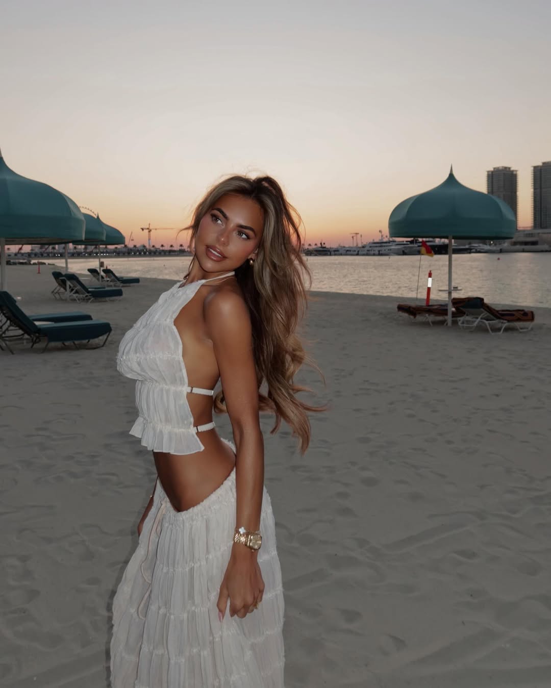 NOUVEAU RICHE Boho Rüschen Set Zweiteiler Mit Fließender Silhouette Sommer