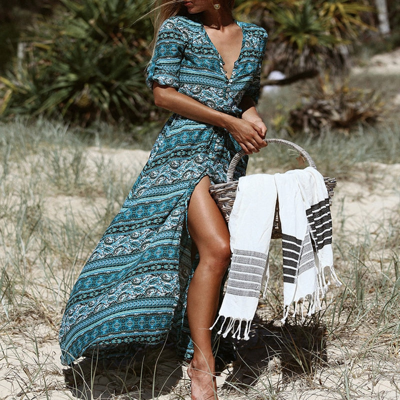 NOUVEAU RICHE Boho Taufkleid Langgeschnitten Taillierte Passform Für Taufe