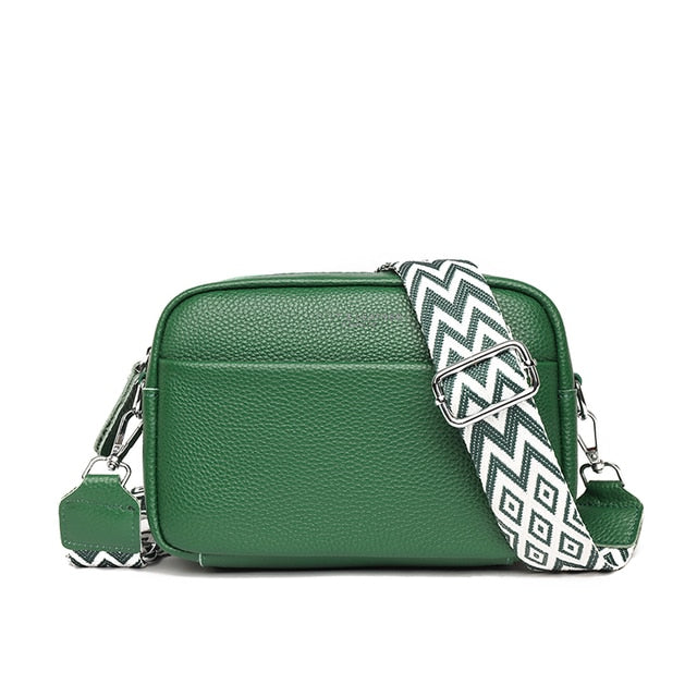 NOUVEAU RICHE Damen Tasche – Handgearbeitete Details als Perfekter Alltäglicher Begleiter Grün