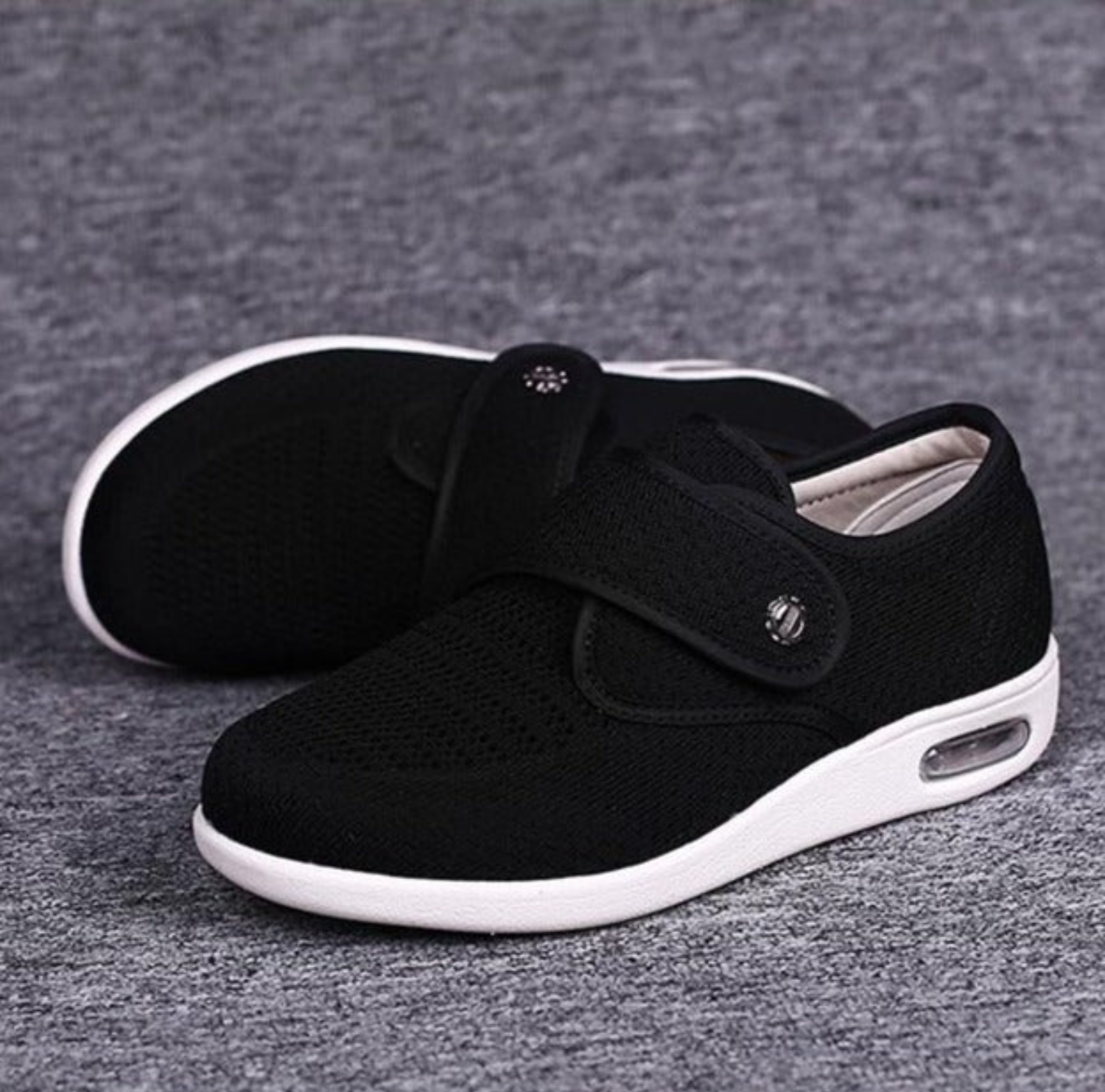NOUVEAU RICHE Breite Damenschuhe Mit Gepolsterter Innensohle Für Komfort Schwarz