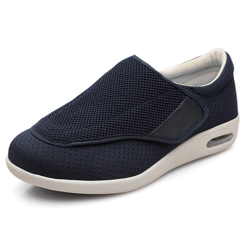 NOUVEAU RICHE Extra Breite Diabetiker Schuhe Mit Atmungsaktivem Komfort Blau