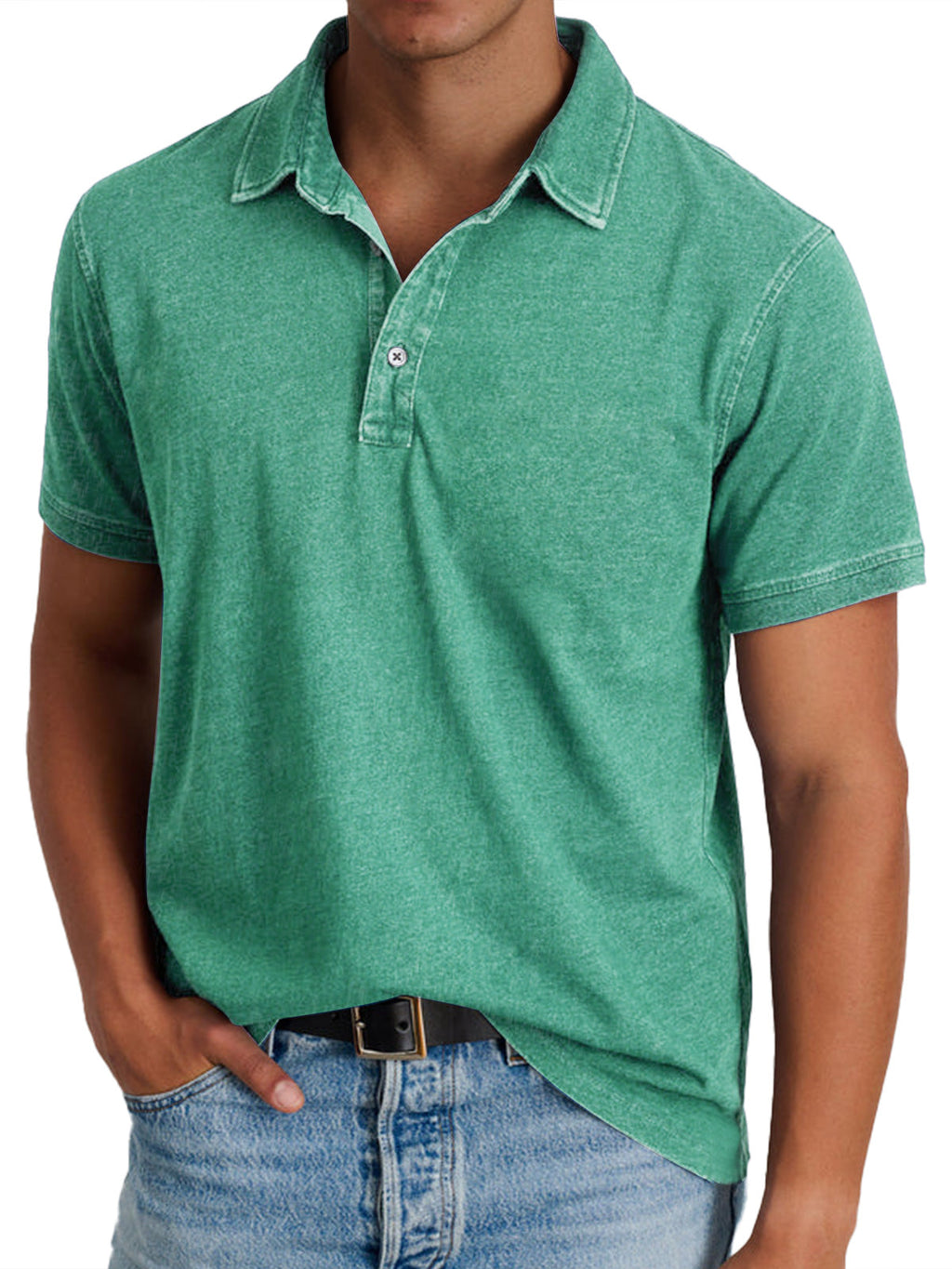 NOUVEAU RICHE Wilshire | Klassisches und modernes Poloshirt Grün