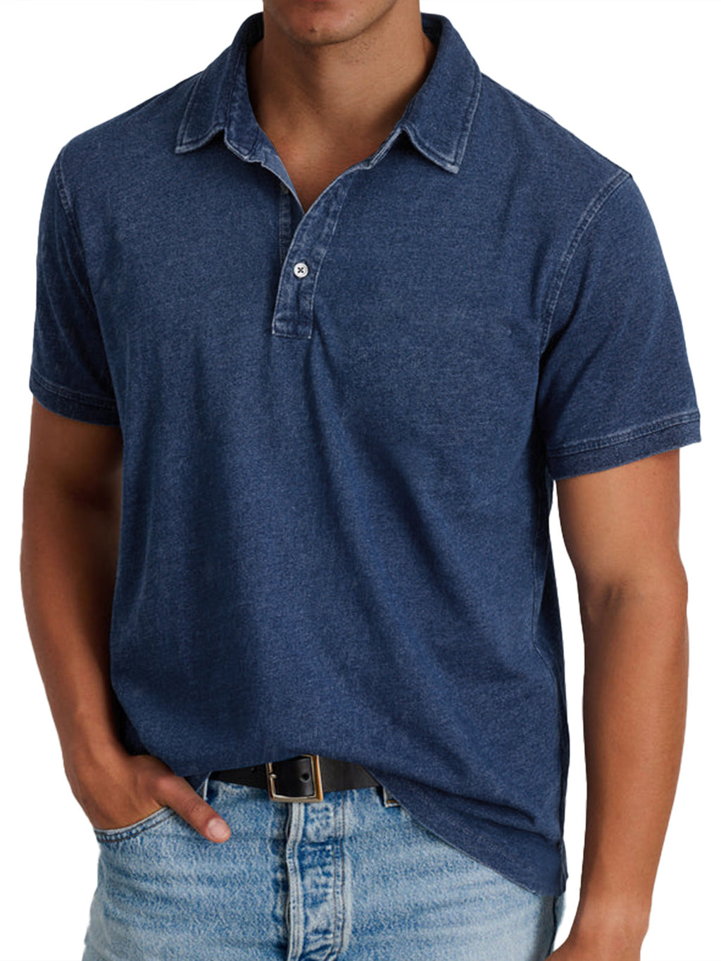 NOUVEAU RICHE Wilshire | Klassisches und modernes Poloshirt Marineblau