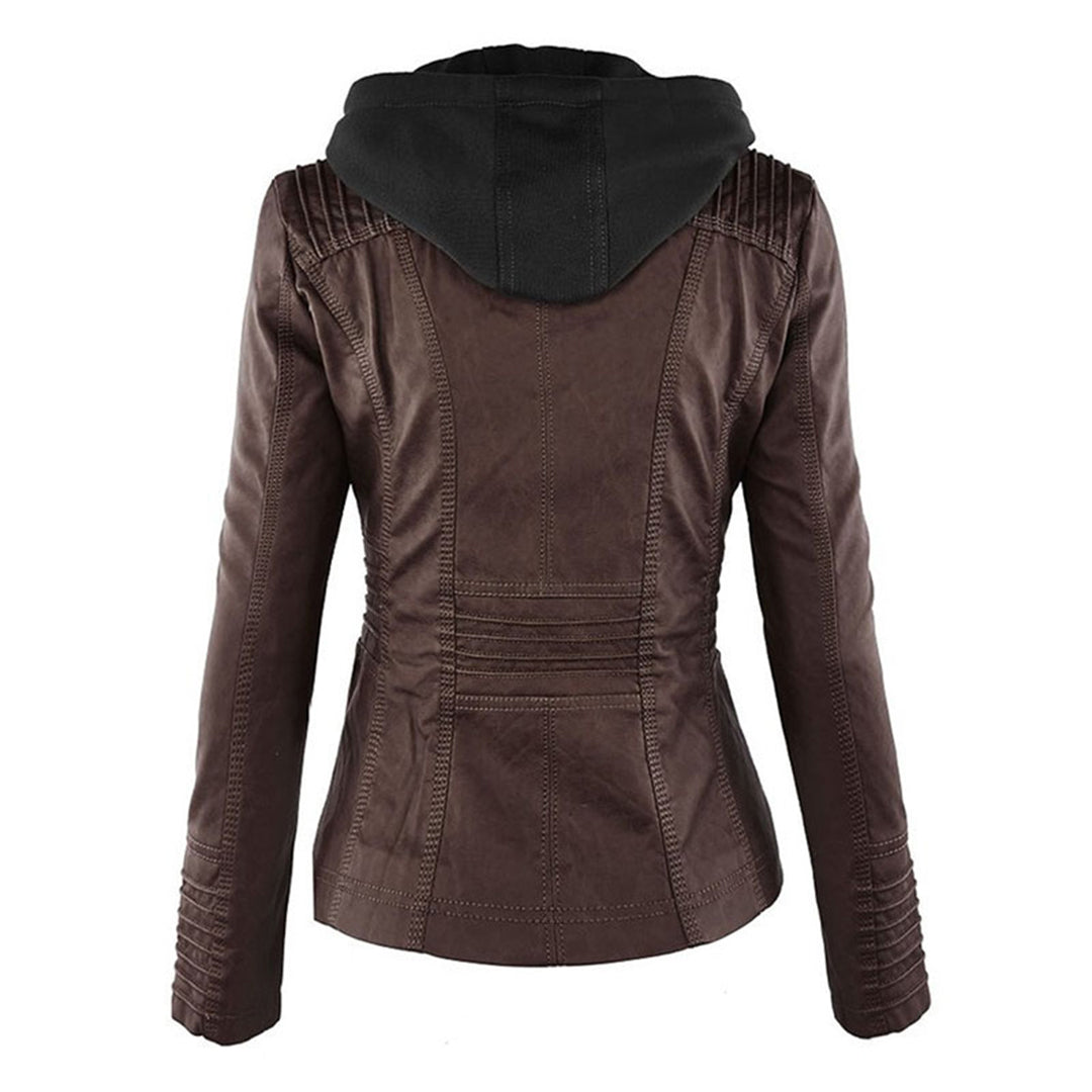 NOUVEAU RICHE Damen Wetterfester Damen Jacke Mit Kapuze Alltagsbegleiter