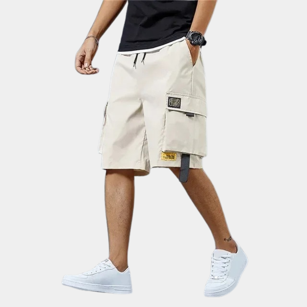 NOUVEAU RICHE Cargo Shorts Bequeme Passform Mit Mehreren Taschen