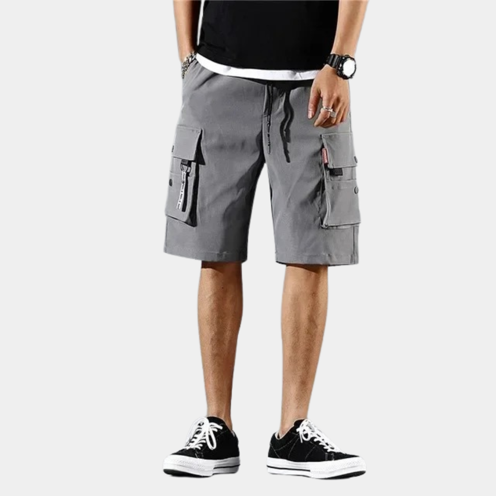 NOUVEAU RICHE Cargo Shorts Bequeme Passform Mit Mehreren Taschen
