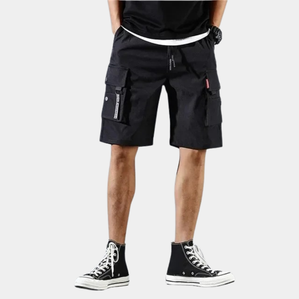 NOUVEAU RICHE Cargo Shorts Bequeme Passform Mit Mehreren Taschen