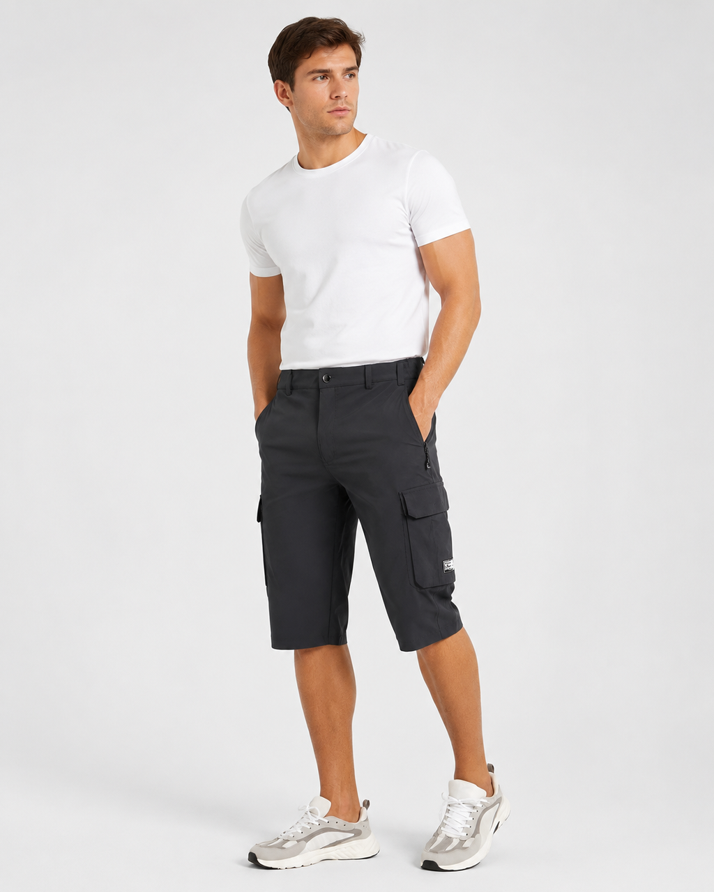 NOUVEAU RICHE Cova | Stretch-Cargohose für Herren