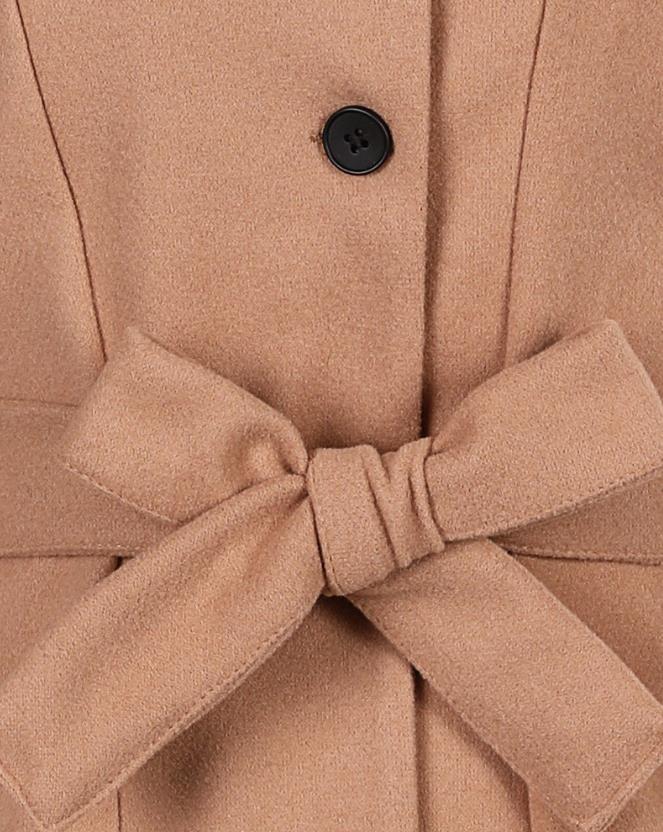 NOUVEAU RICHE Damen Mantel Lang Mit Knopfleiste Und Gürtel Stilvoll - Winterjacke - Wintermäntel Damen