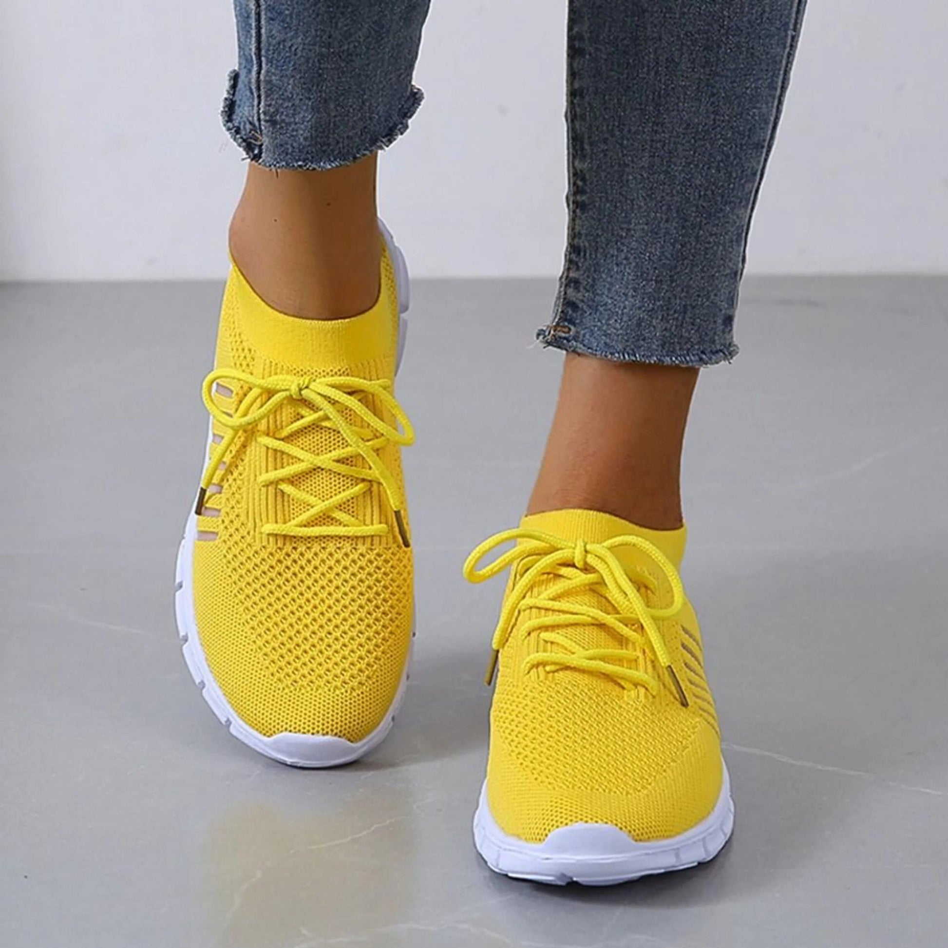 Celine | Orthopädische Sneaker mit Atmungsaktivem Strickdesign 1