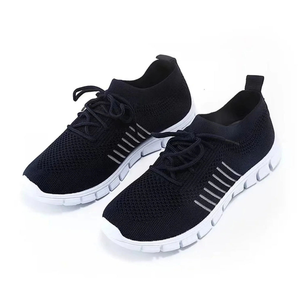 NOUVEAU RICHE Solar | Sneaker mit Atmungsaktivem Strickdesign Marineblau