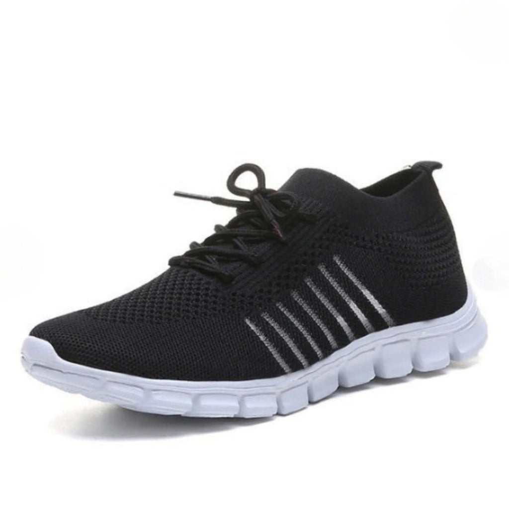 NOUVEAU RICHE Solar | Sneaker mit Atmungsaktivem Strickdesign Schwarz