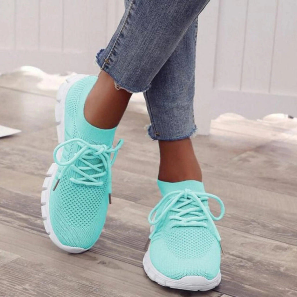 NOUVEAU RICHE Solar | Sneaker mit Atmungsaktivem Strickdesign Blau