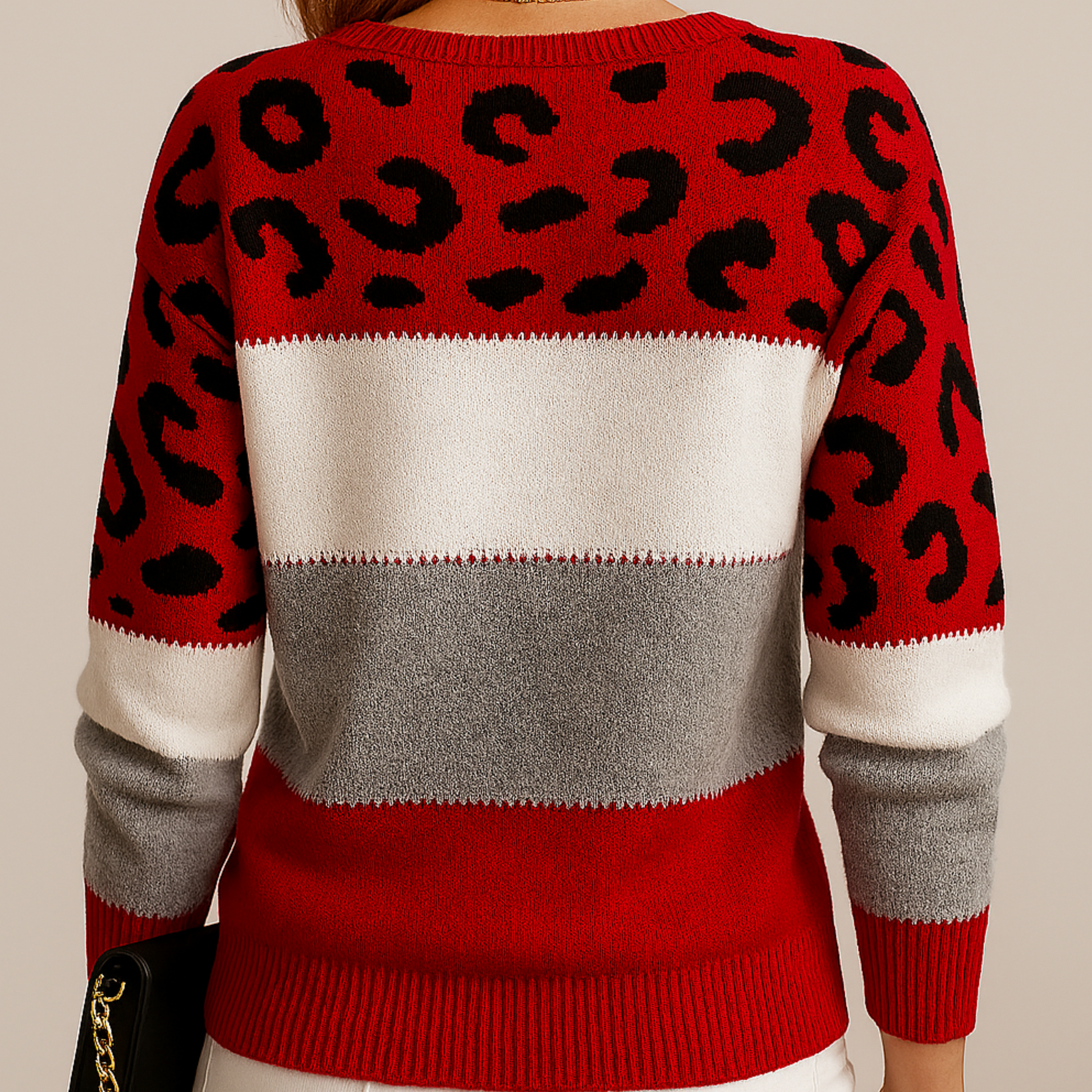 NOUVEAU RICHE Ēden | Damen Eleganter Strickpullover - Feinstrick Pullover mit V-Ausschnitt
