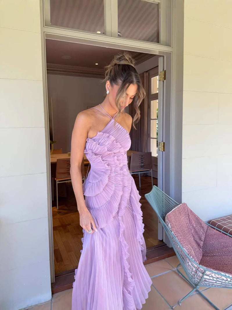 NOUVEAU RICHE Charmantes Rüschenkleid Mit Fallenden Rüschen Charme