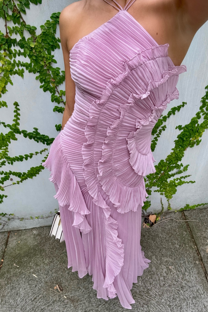 NOUVEAU RICHE Charmantes Rüschenkleid Mit Fallenden Rüschen Charme
