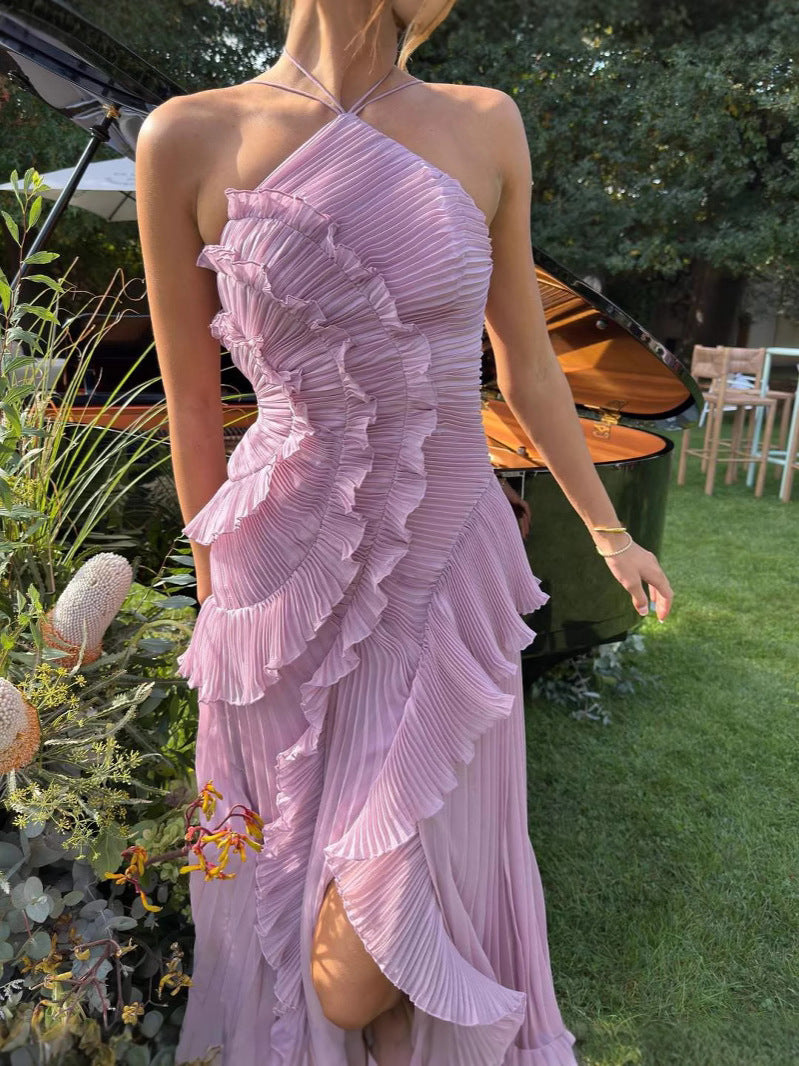 NOUVEAU RICHE Charmantes Rüschenkleid Mit Fallenden Rüschen Charme