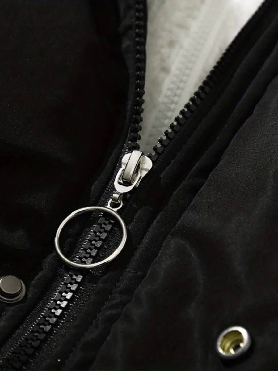 NOUVEAU RICHE Damen Steppjacke Warm – Reißverschluss & Komfort-Stil