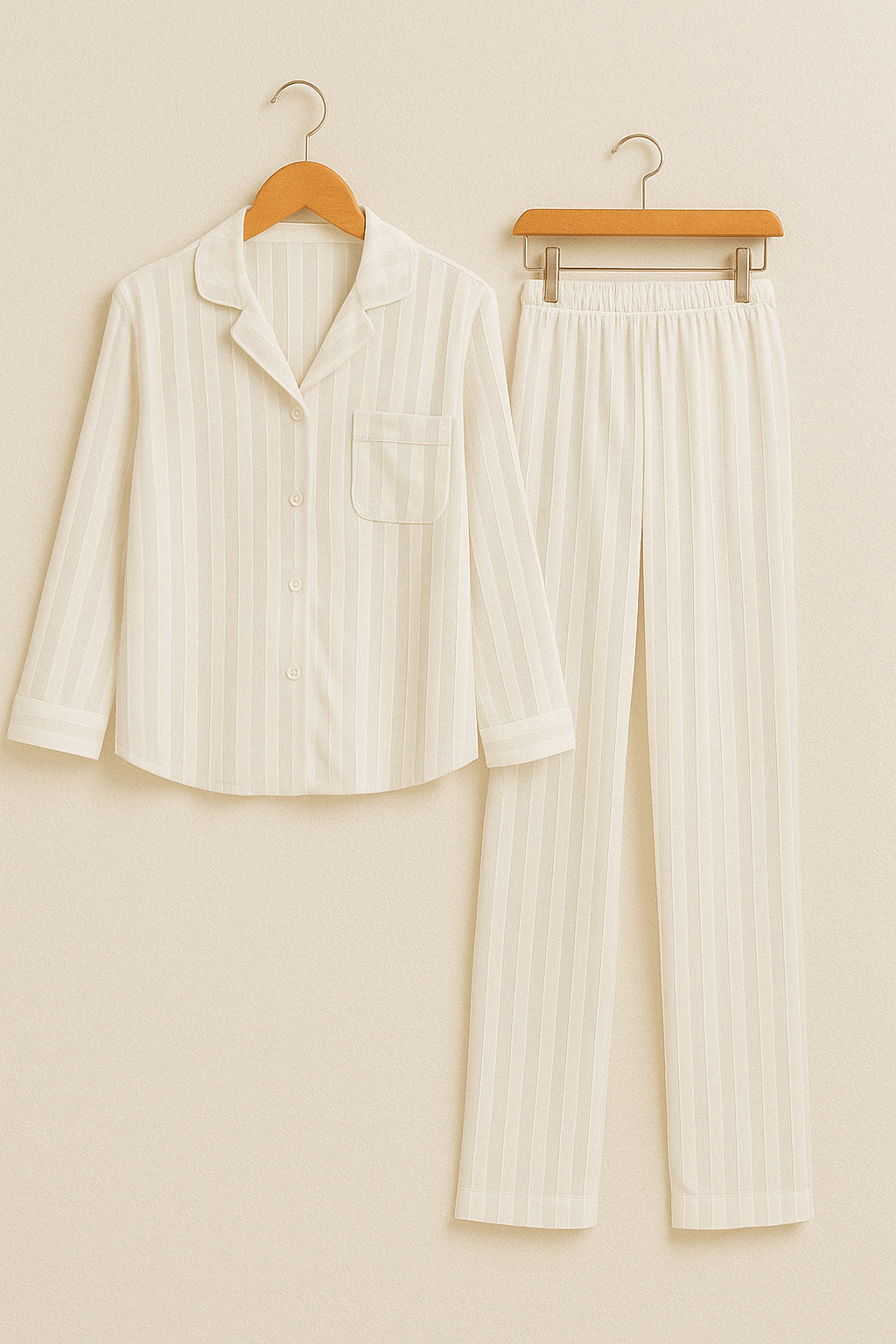 Christabel Gestreiftes Pyjama-Set 9