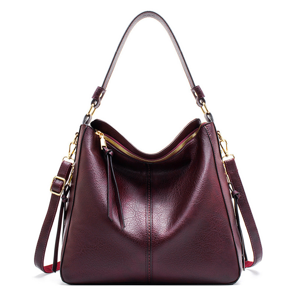 NOUVEAU RICHE Damen Beuteltasche – Stilvolle Funktionale Tasche mit Elegantem Design Lila