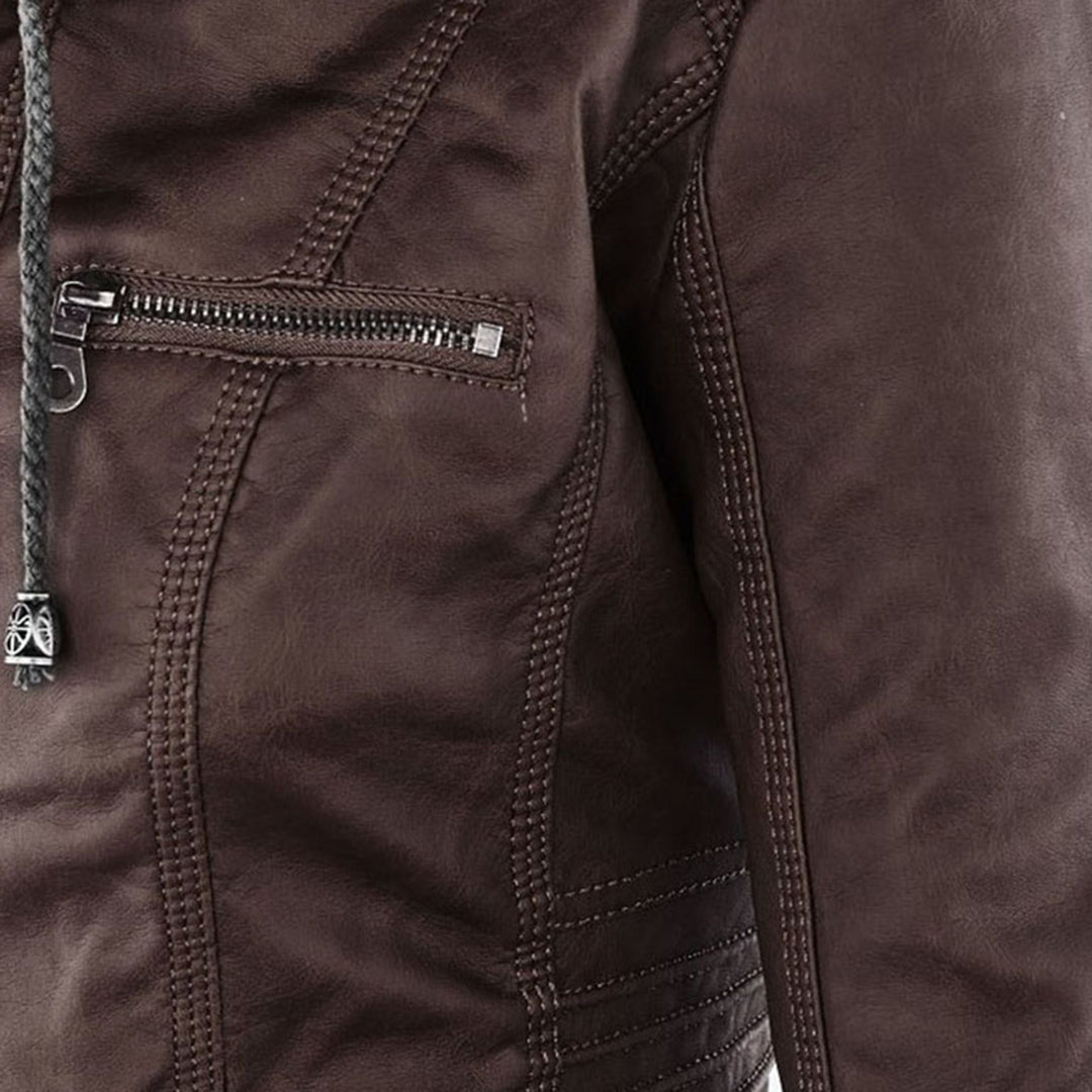 NOUVEAU RICHE Damen Wetterfester Damen Jacke Mit Kapuze Alltagsbegleiter