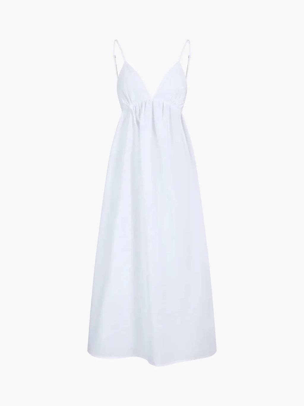 NOUVEAU RICHE Ärmelloses Maxikleid mit Offenem Rücken und V-Ausschnitt