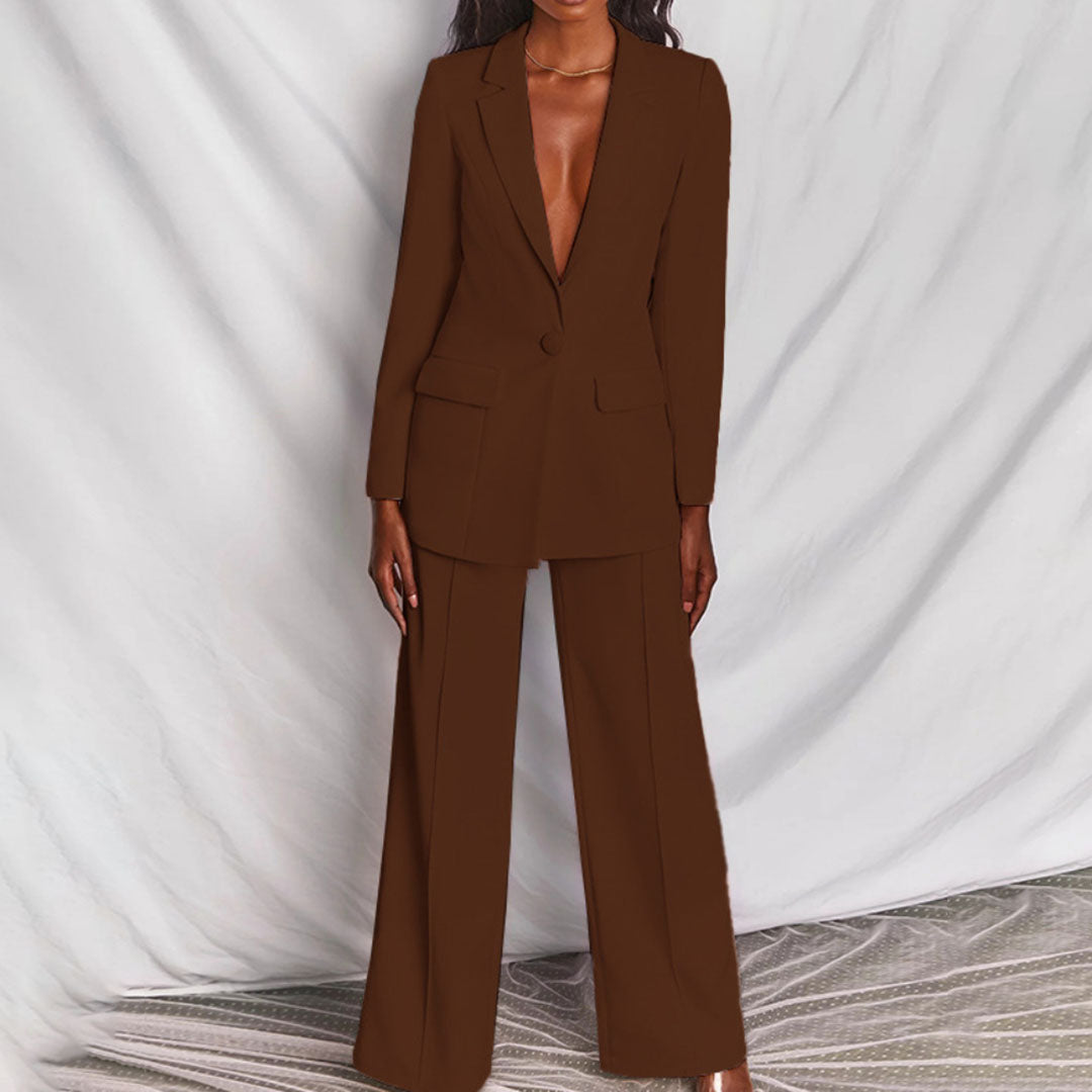 NOUVEAU RICHE Blazer Set Aus Hochwertigem Stoff In Saisonfarben Vielseitig