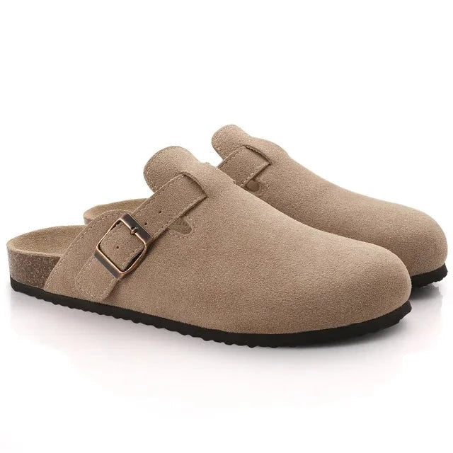 NOUVEAU RICHE Herren Suede Slipper im Old Money Stil, elegant und komfortabel Beige