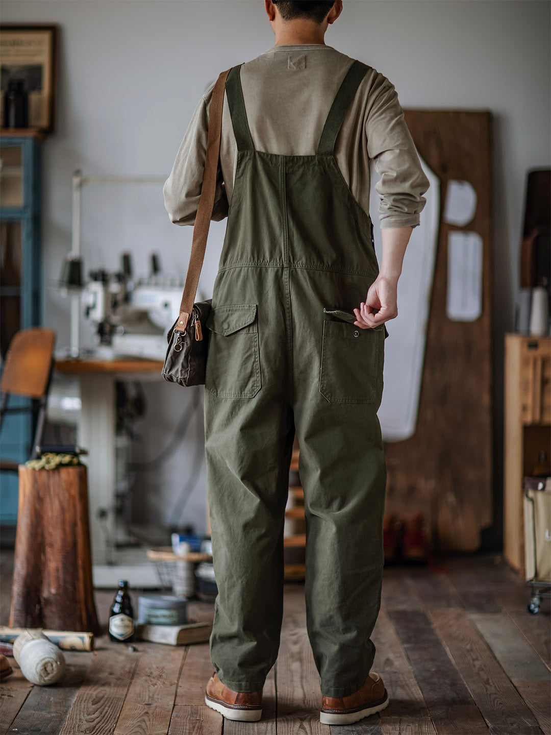 NOUVEAU RICHE Crafter Latzhose Aus 100 Prozent Schwerer Baumwolle Robuster Schutz Und Atmungsaktive Passform Für Komfort Und Bewegungsfreiheit