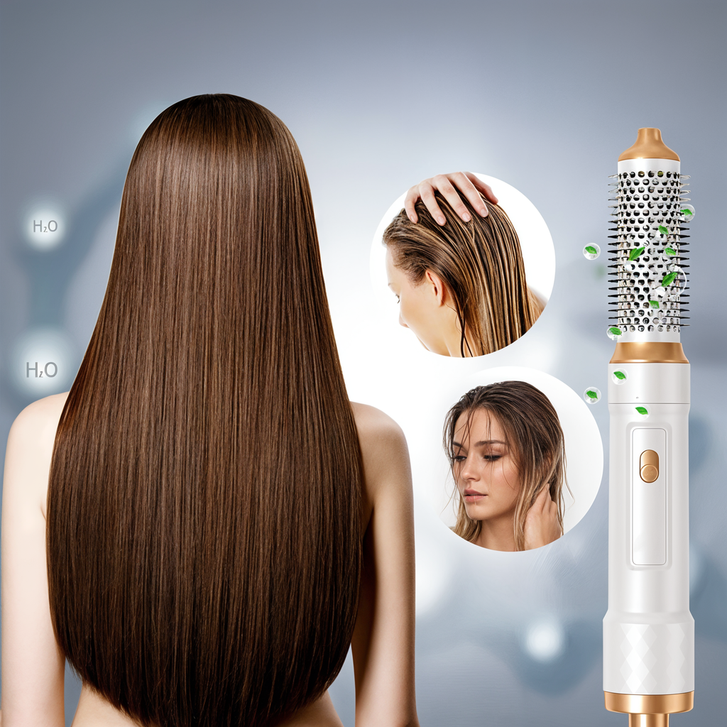 NOUVEAU RICHE 5-in-1-Haartrockner mit Styling-Aufsätzen