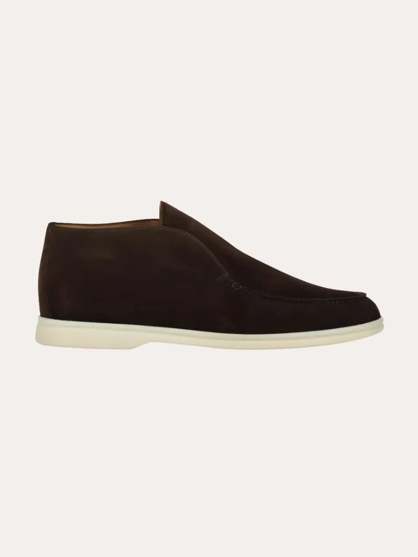 NOUVEAU RICHE Herren-Wildleder-Slipper Braun