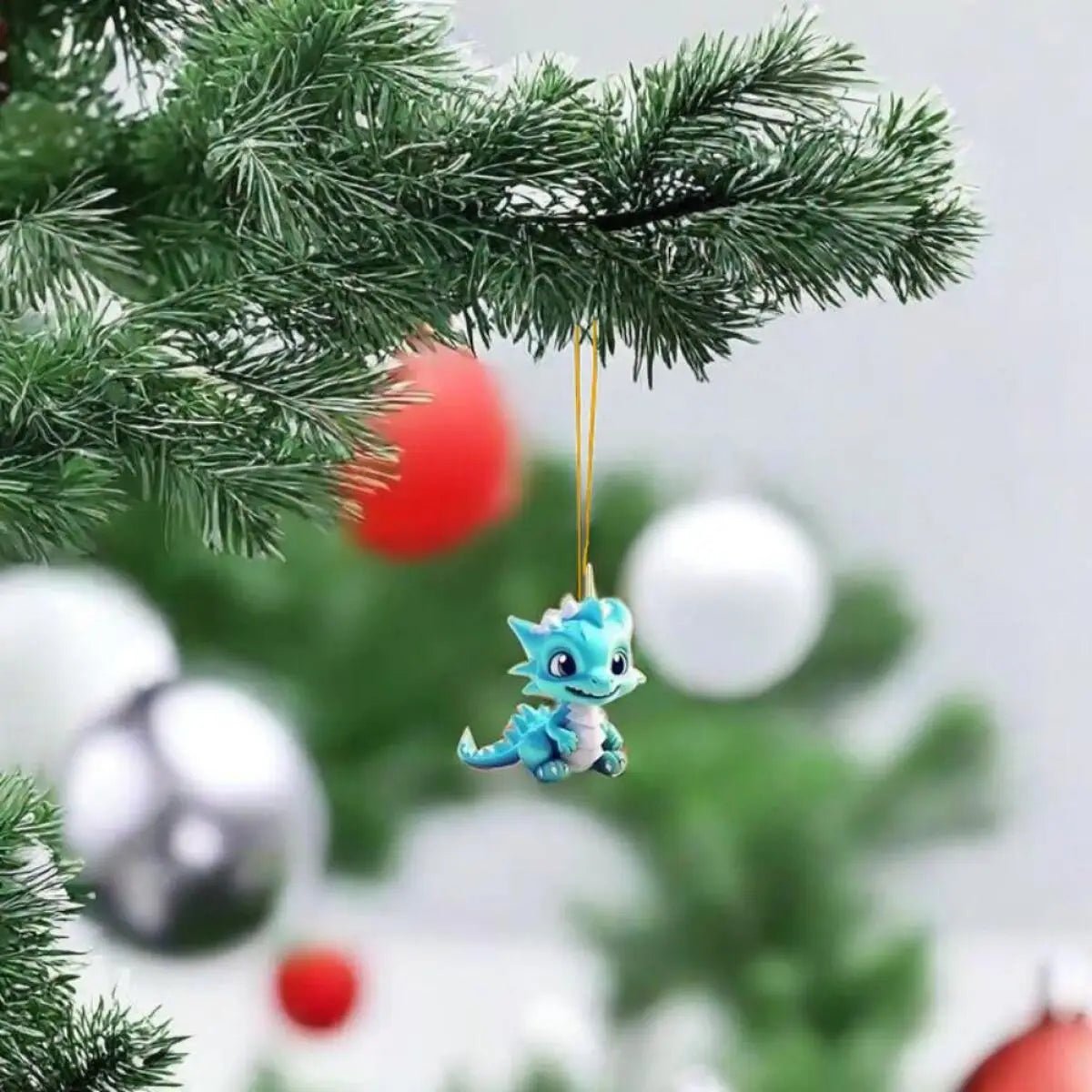 NOUVEAU RICHE Drachen Adventskalender – 24 niedliche Cartoon-Drachen als Schlüsselanhänger, Countdown bis Weihnachten für Kinder ab 6 & Sammler