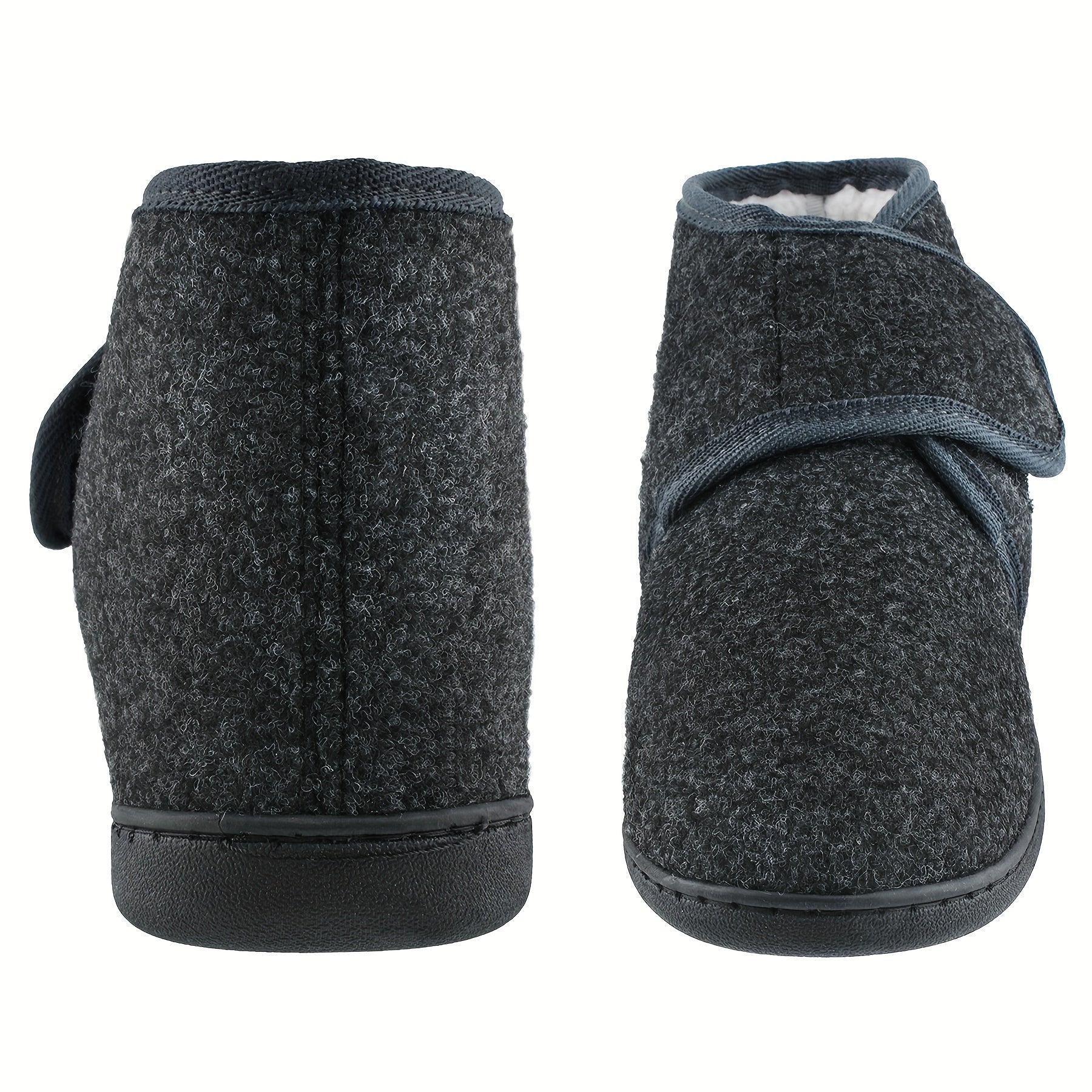 NOUVEAU RICHE Herren Slipper Mit Stabilem Knöchelriemen Und Klettverschluss