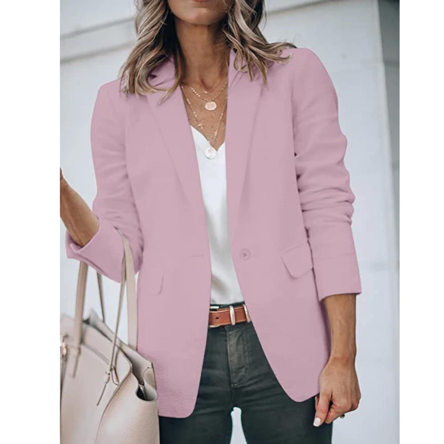 NOUVEAU RICHE Damen Blazer Übergröße Tailored Fit Vielseitig Büro Abend