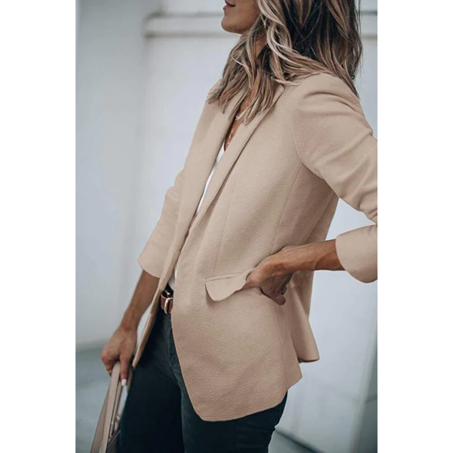 NOUVEAU RICHE Damen Blazer Übergröße Tailored Fit Vielseitig Büro Abend