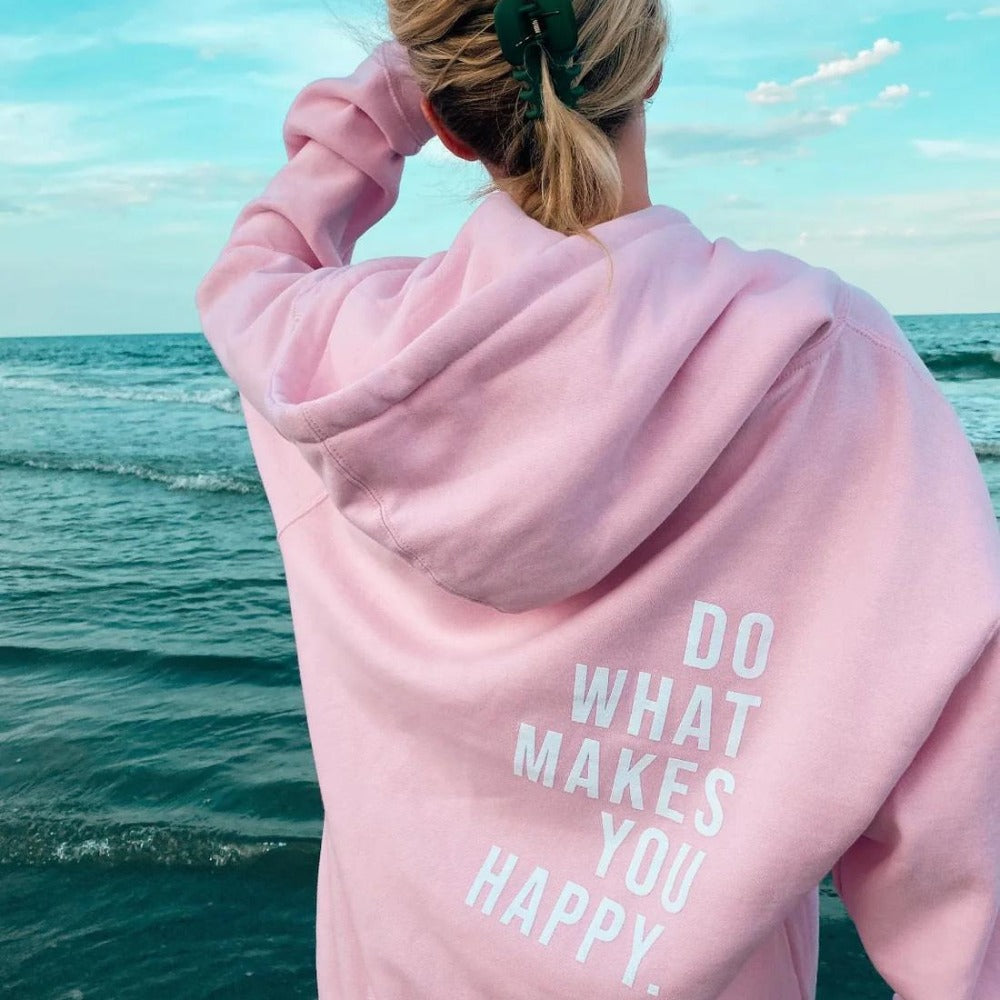 NOUVEAU RICHE Damen Hoodie Mit Lockere Passform Aus Weicher Baumwollmischung Und Kapuze Mit Kordelzug Für Freizeitkleidung Hellrosa