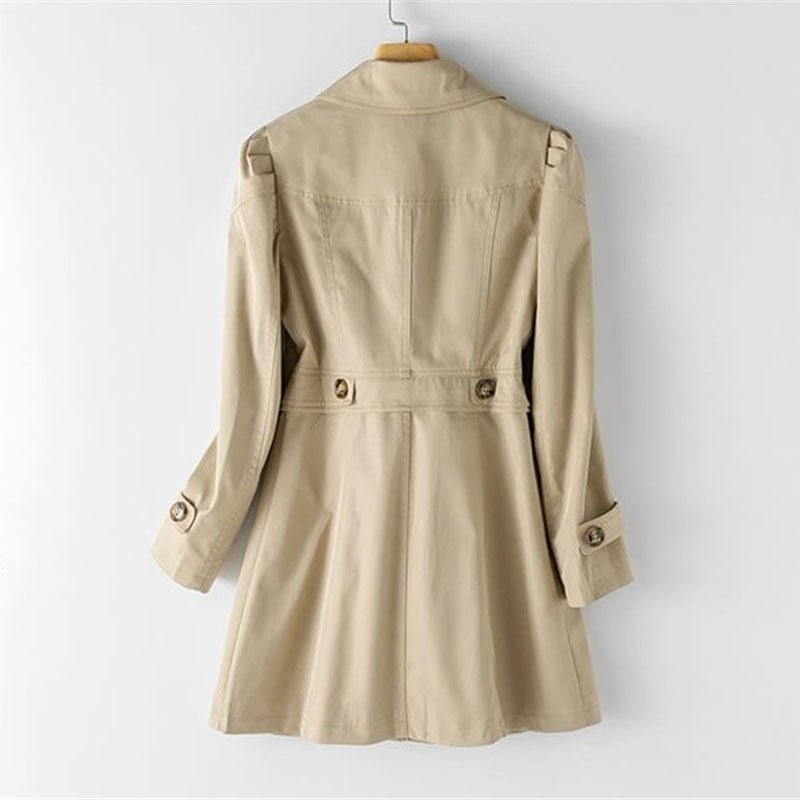NOUVEAU RICHE Damen Jacke Vielseitiger Trenchcoat Alltagslook Elegant
