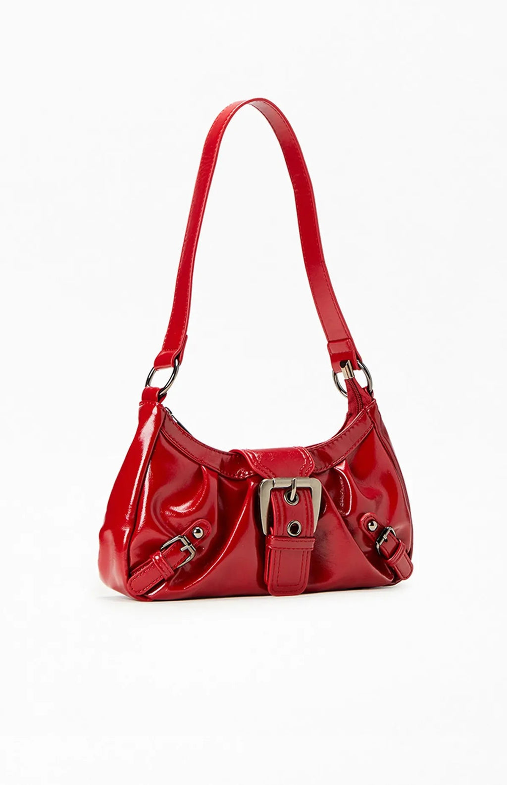 NOUVEAU RICHE Damen-Schultertasche aus Leder Kompakte Formschöne Tasche