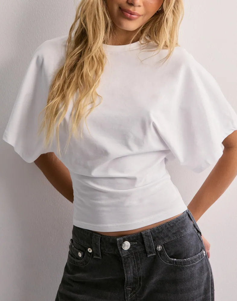 NOUVEAU RICHE Damen T Shirt Mit Weiten Ärmeln Alltagslook Komfortabel