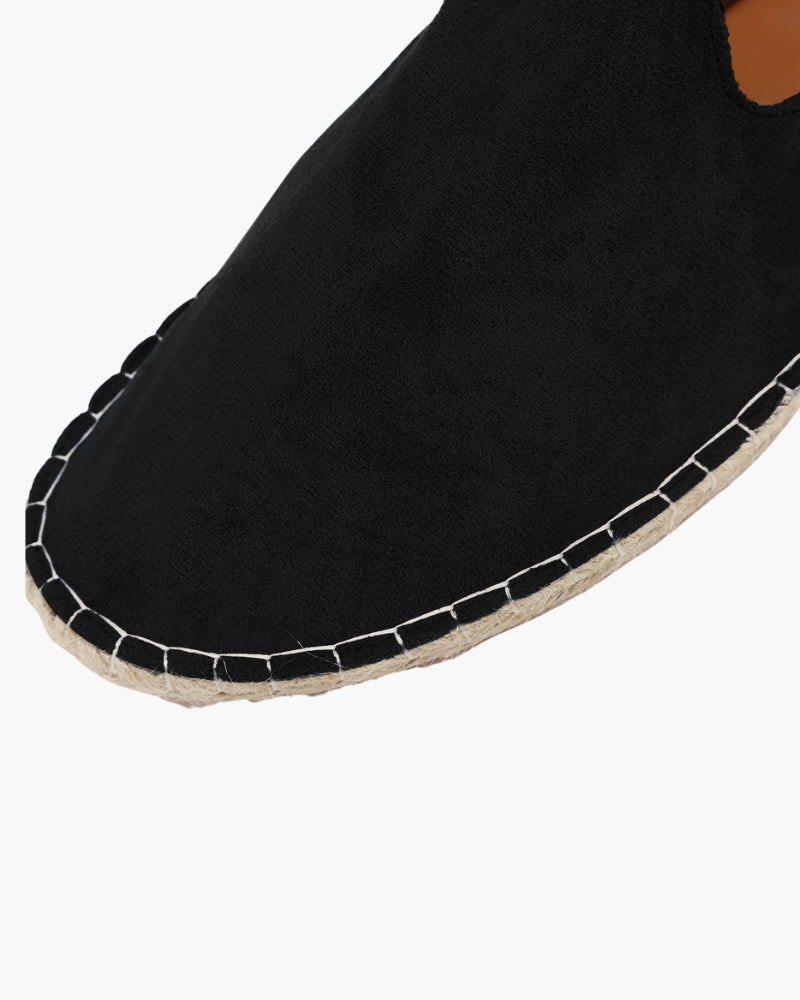 NOUVEAU RICHE Herren Espadrilles Baumwolle mit Juteumwickelter Sohle