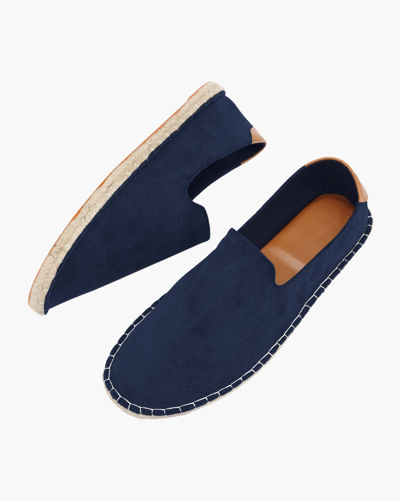 NOUVEAU RICHE Herren Espadrilles Baumwolle mit Juteumwickelter Sohle