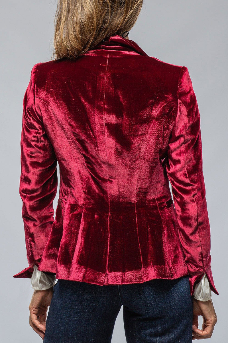NOUVEAU RICHE Damen Retro Revers Blazer Mit Taschen Slim Fit Eleganter Blazer Aus Hochwertigem Polyester Für Jeden Anlass