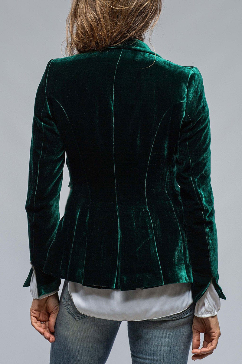 NOUVEAU RICHE Damen Retro Revers Blazer Mit Taschen Slim Fit Eleganter Blazer Aus Hochwertigem Polyester Für Jeden Anlass
