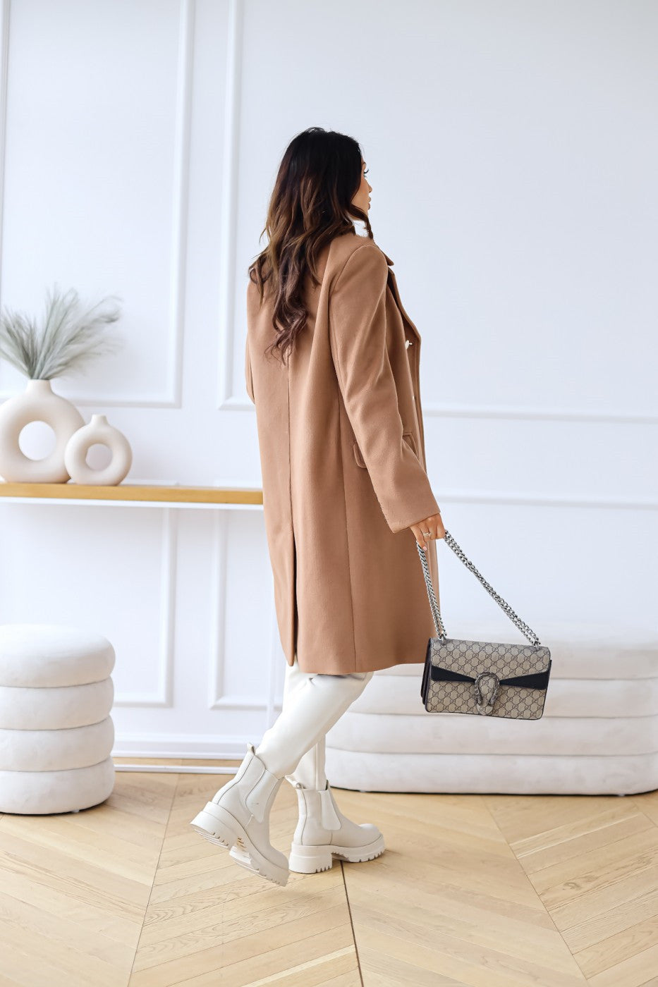 NOUVEAU RICHE Damen Reverskragen Langarm Zweireiherjacke