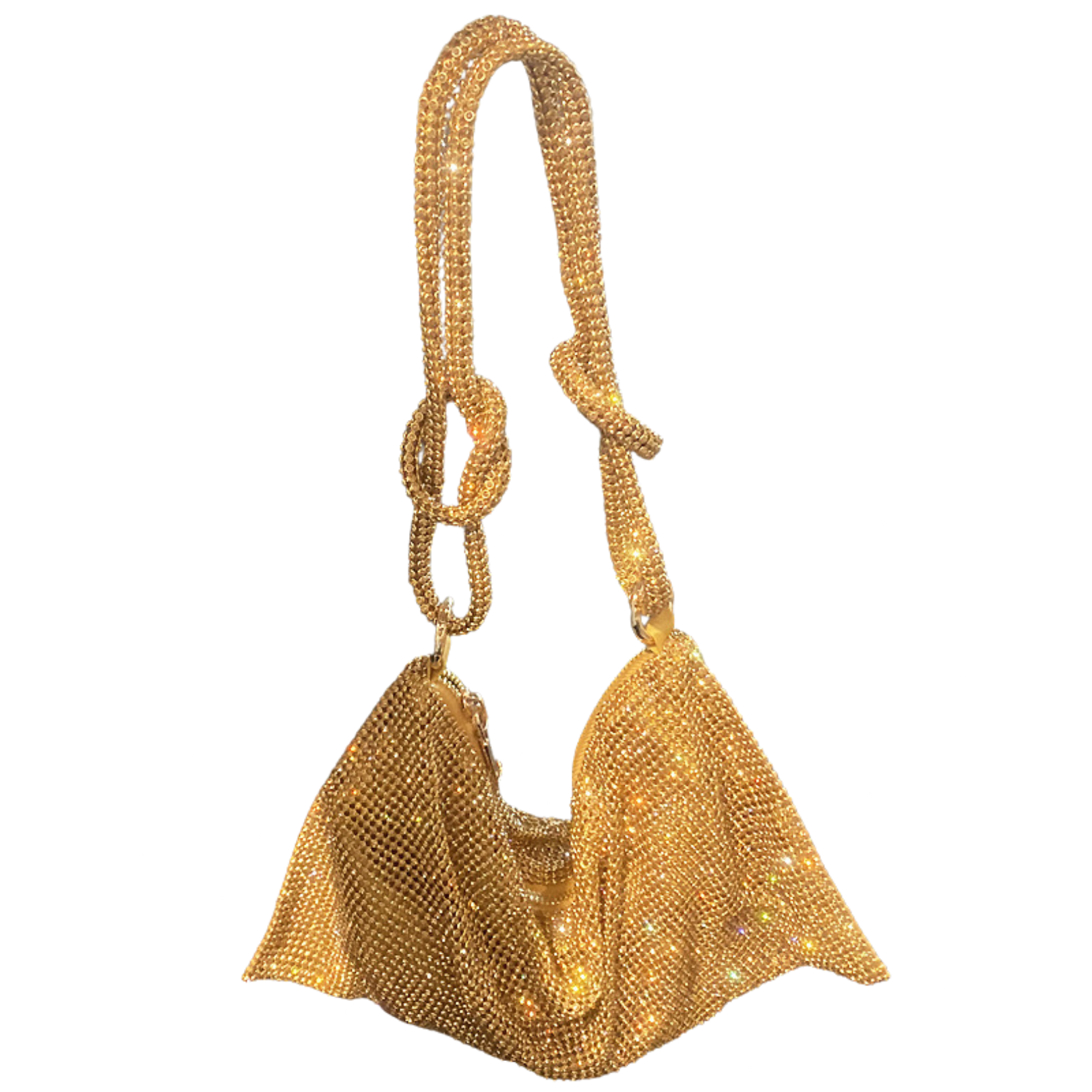 NOUVEAU RICHE Damen Schultertaschen Mit Glitzer Groß Abend Für Besondere Anlässe Gold