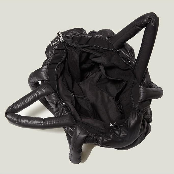 NOUVEAU RICHE Damen Shopper Handtasche Groß Gepolstert Weiche Polsterung