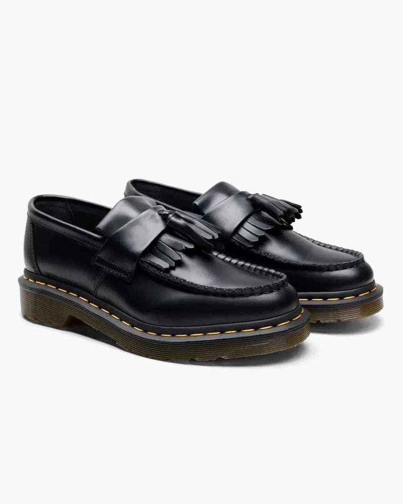 NOUVEAU RICHE Damen Slipper Leder Eleganz für Herbst und Winter Detaillierte Knoten