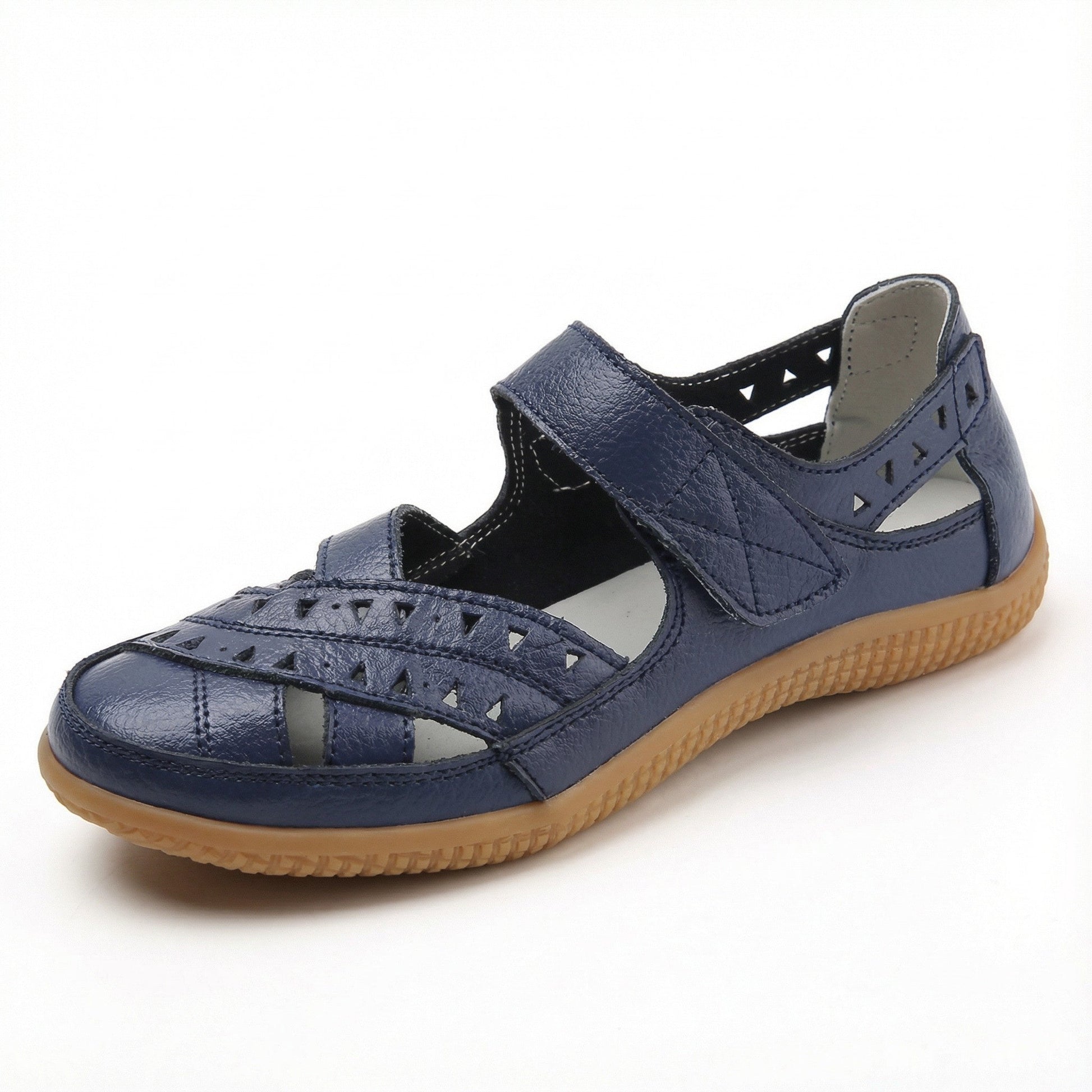NOUVEAU RICHE Damen Geh-Sandalen – Atmungsaktiv & Gepolsterte Sohle Marineblau