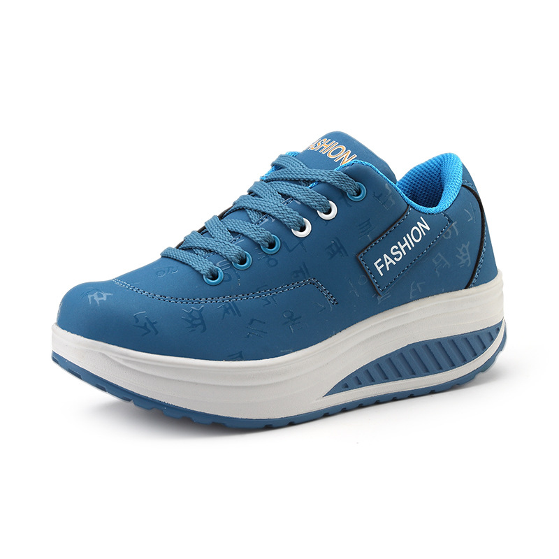 NOUVEAU RICHE Damen Turnschuhe Leichtes Obermaterial Stabiler Halt Bequem Blau