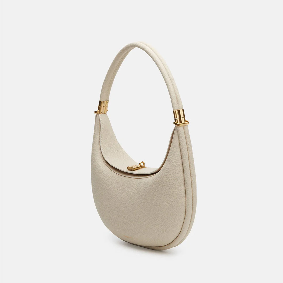NOUVEAU RICHE Damen Tasche Braun Einheitsgröße Leder Schultertasche Crossbody Bag für Alltag und Freizeit